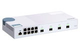 QNAP QSW-M408S netværksswitch Administreret L2 Gigabit Ethernet (10/100/1000) Hvid