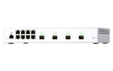 QNAP QSW-M408S netværksswitch Administreret L2 Gigabit Ethernet (10/100/1000) Hvid