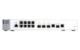 QNAP QSW-M408-2C netværksswitch Administreret L2 10G Ethernet (100/1000/10000) Hvid