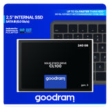 Goodram CL100 gen.3 240 GB 2.5" Serial ATA III 3D NAND