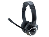 Conceptronic POLONA Headset Ledningsført Opkald/musik USB Type-A Sort