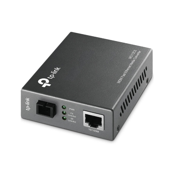 TP-Link MC112CS netværksomformer til medie 1000 Mbit/s 1550 nm Sort