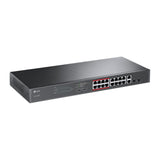 TP-Link TL-SL1218MP netværksswitch Ikke administreret Fast Ethernet (10/100) Strøm over Ethernet (PoE) Sort