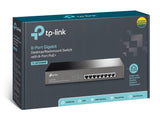TP-Link TL-SG1008MP Ikke administreret Gigabit Ethernet (10/100/1000) Strøm over Ethernet (PoE) 1U Sort