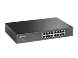 TP-Link TL-SG1016D Ikke administreret Gigabit Ethernet (10/100/1000) Sort
