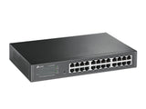 TP-Link TL-SG1024DE Administreret L2 Gigabit Ethernet (10/100/1000) 1U Sort