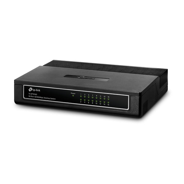 TP-Link TL-SF1016D Ikke administreret Fast Ethernet (10/100) Sort