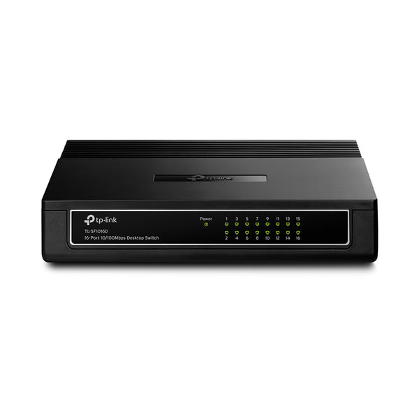 TP-Link TL-SF1016D Ikke administreret Fast Ethernet (10/100) Sort