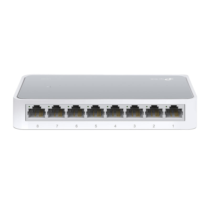TP-Link TL-SF1008D netværksswitch Ikke administreret Fast Ethernet (10/100) Hvid