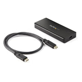 StarTech.com M2E1BRU31C drevkabinet SSD kabinet Sort M.2