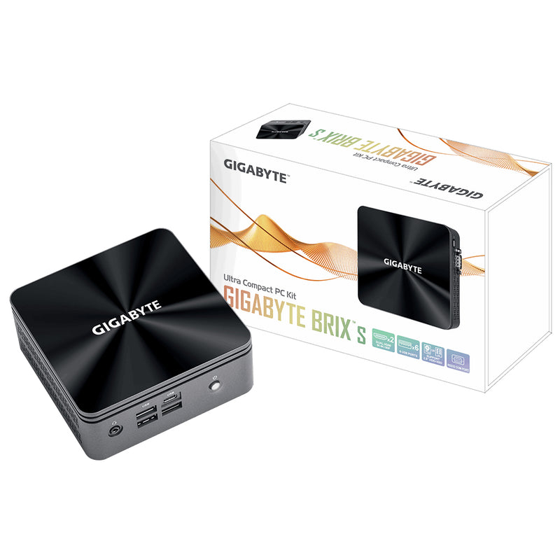 GIGABYTE GB-BRI3H-10110 PC barebone Sort i3-10110U BGA 1528 2,1 GHz