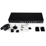 StarTech.com SV831DUSBU KVM Switch Stativ-montering Sort