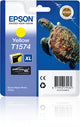 Epson Turtle T1574 blækpatron 1 stk Original Højt (XL) udbytte Gul