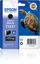 Epson Turtle T1571 blækpatron 1 stk Original Foto sort