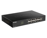 D-Link DGS-1100-16V2 netværksswitch Administreret L2 Gigabit Ethernet (10/100/1000) Sort