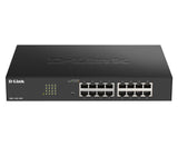 D-Link DGS-1100-16V2 netværksswitch Administreret L2 Gigabit Ethernet (10/100/1000) Sort