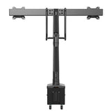 StarTech.com ARMSLMBARDUO skærmbeslag og -stativer 81,3 cm (32") Skrivebord Sort