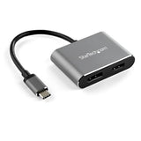 StarTech.com CDP2DPHD USB grafisk adapter 3840 x 2160 pixel Sort, Grå