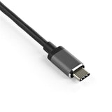 StarTech.com CDP2DPHD USB grafisk adapter 3840 x 2160 pixel Sort, Grå