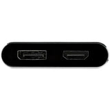 StarTech.com CDP2DPHD USB grafisk adapter 3840 x 2160 pixel Sort, Grå