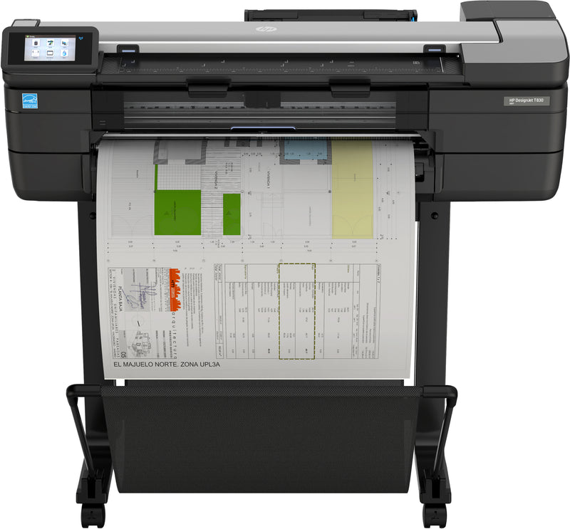 HP Designjet T830 24-in Multifunction Printer storformat printer Wi-Fi Inkjet Farve 2400 x 1200 dpi 610 x 1897 mm Ethernet LAN