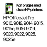 HP 963 4-Pack CMYK(4) Original Ink Cartridge Combo blækpatron 5 stk Standard udbytte Sort, Blå, Magenta, Gul