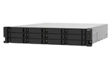 QNAP TS-1232PXU-RP NAS Stativ (2U) Annapurna Labs AL324 4 GB DDR4 0 TB QNAP QTS Sort