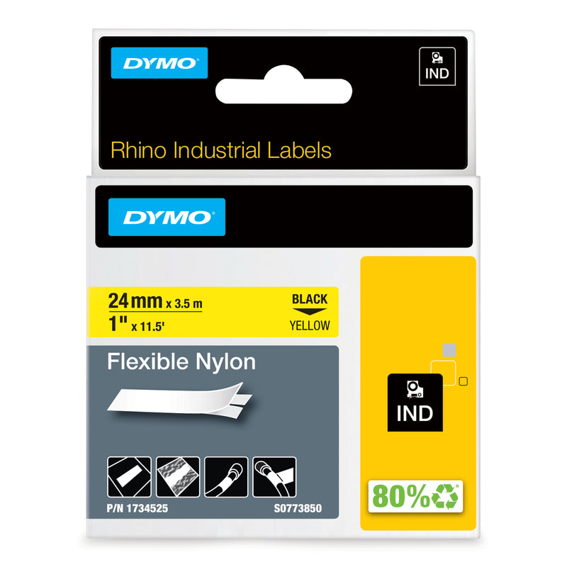 DYMO 24mm Flexible Nylon Tape etiketbånd D1