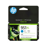 HP 951XL High Yield Cyan Original Ink Cartridge blækpatron 1 stk Højt (XL) udbytte Blå