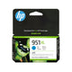 HP 951XL High Yield Cyan Original Ink Cartridge blækpatron 1 stk Højt (XL) udbytte Blå