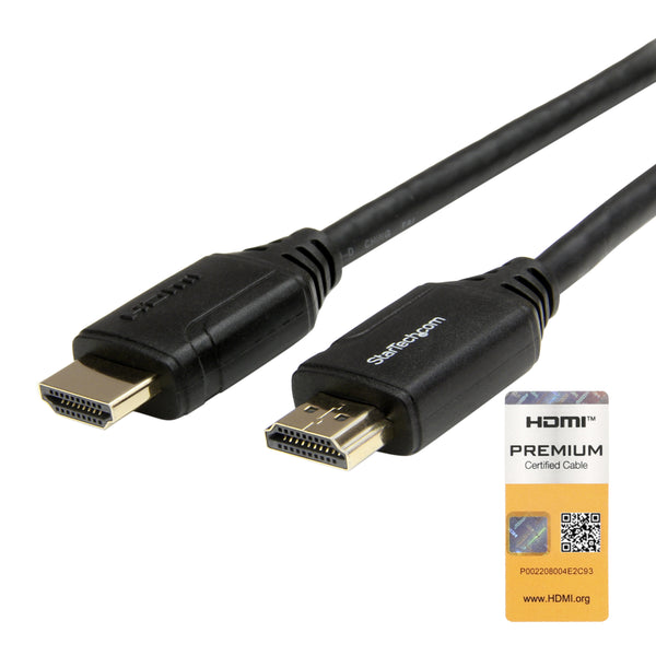 StarTech.com HDMM1MP HDMI-kabel 1 m HDMI Type A (Standard) Sort