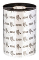 Zebra 3200 Premium Wax-Resin varmebånd 450 m Sort