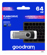 Goodram UTS3 USB-nøgle 64 GB USB Type-A 3.2 Gen 1 (3.1 Gen 1) Sort