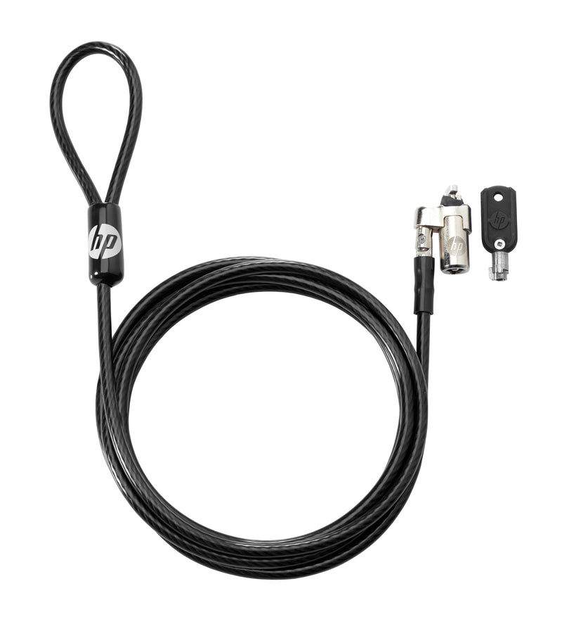 HP Keyed Cable Lock kabellås Sort 1,83 m