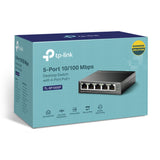 TP-Link TL-SF1005P Ikke administreret Fast Ethernet (10/100) Strøm over Ethernet (PoE) Sort
