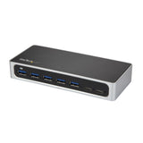 StarTech.com HB30C5A2CSC interface hub USB 3.2 Gen 1 (3.1 Gen 1) Type-B 5000 Mbit/s Sort, Sølv