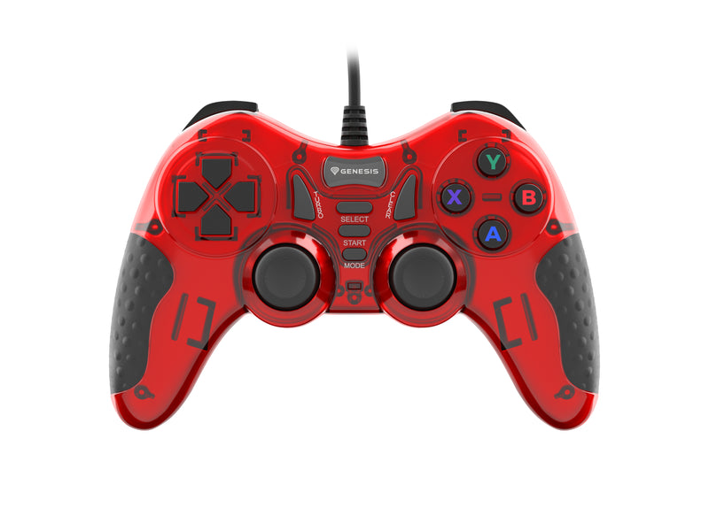 GENESIS MANGAN 200 Rød USB 2.0 Gamepad Analog/digital PC