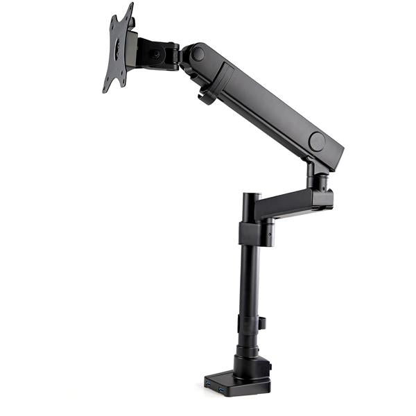 StarTech.com ARMPIVOT2USB3 skærmbeslag og -stativer 86,4 cm (34") Skrivebord Sort