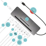 i-tec Metal C31FLATDOCKPDPRO dockingstation Ledningsført USB 3.2 Gen 1 (3.1 Gen 1) Type-C Grå
