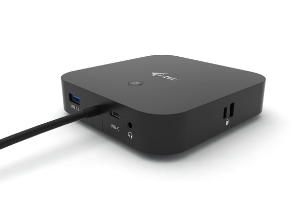 i-tec C31DUALDPDOCKPD100W dockingstation Ledningsført USB 3.2 Gen 1 (3.1 Gen 1) Type-C Sort