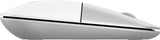 HP Z3700 Ceramic White Wireless Mouse mus Kontor Ambidextrous RF trådløst Optisk 1200 dpi