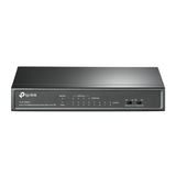 TP-Link TL-SF1008LP netværksswitch Ikke administreret Fast Ethernet (10/100) Strøm over Ethernet (PoE) Sort