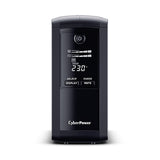 CyberPower VP700EILCD UPS-enhed Interaktivt indgangsstik 0,7 kVA 390 W 6 AC stikkontakt(er)