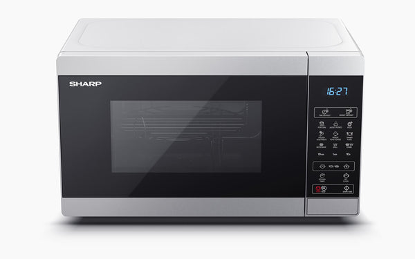 Sharp YC-MG02E-S mikrobølgeovn Sort, Stål Kombination mikroovn Bordplade 20 L 800 W