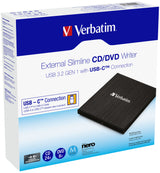 Verbatim 43886 optisk diskdrev DVD±RW Sort