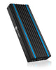 ICY BOX IB-1824ML-C31 SSD kabinet Sort M.2