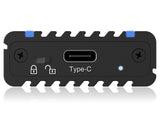 ICY BOX IB-1824ML-C31 SSD kabinet Sort M.2