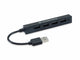 Conceptronic HUBBIES05B interface hub USB 2.0 480 Mbit/s Sort