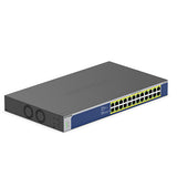 NETGEAR GS524PP Ikke administreret Gigabit Ethernet (10/100/1000) Strøm over Ethernet (PoE) Grå