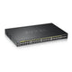 Zyxel GS2220-50HP-EU0101F netværksswitch Administreret L2 Gigabit Ethernet (10/100/1000) Strøm over Ethernet (PoE) Sort